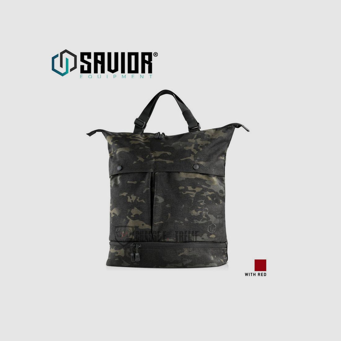 Rucksack SAVIOR Einfach Multicam Innen Rot, Bild 1 von 3