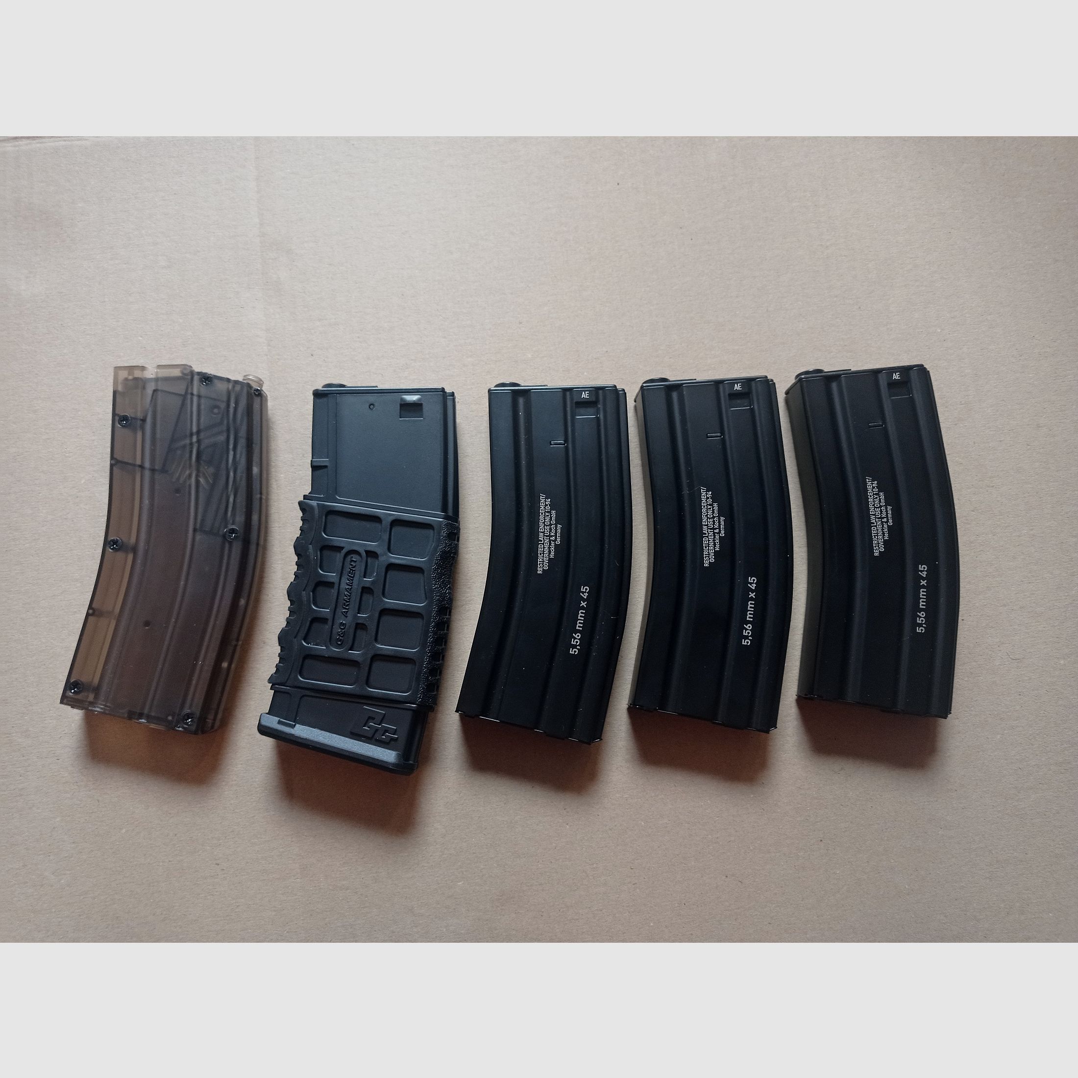 Airsoft AEG Gewehr G&G GC16 SR CQB 0,5J mit Zubehör