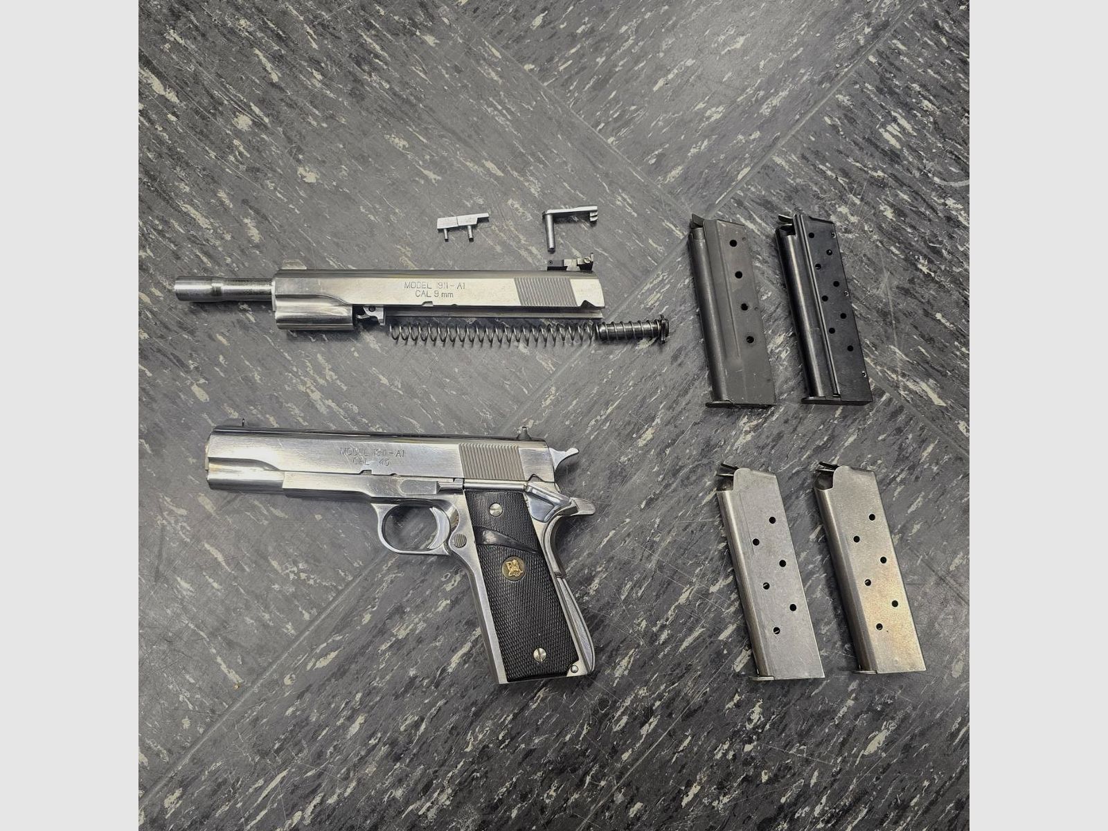 Springfield Armory 1911 – calibro .45 ACP e 9 mm Luger (sistema intercambiabile)
