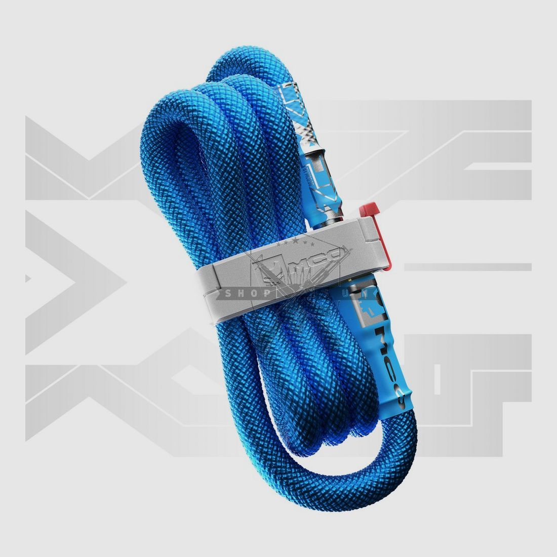 MCO HPA Line XF V2, extended length, ultra-flexible, Foster fittings (BLUE)