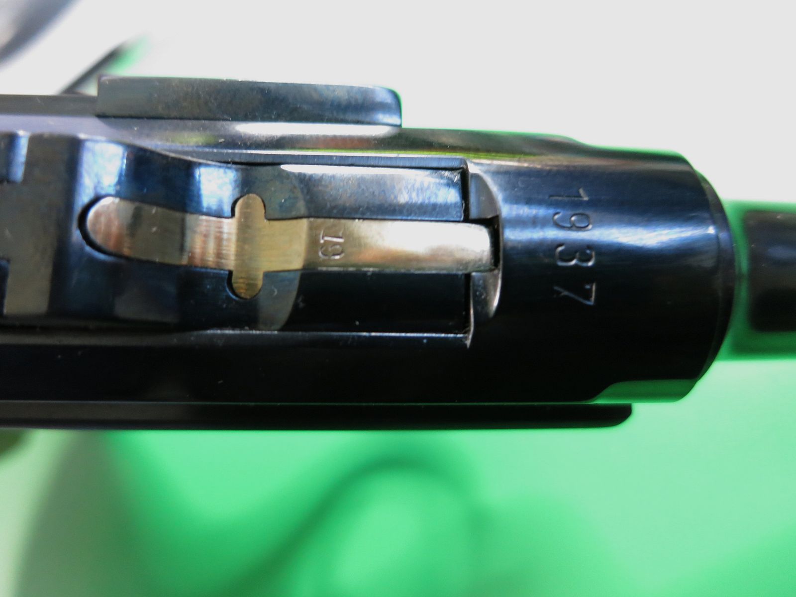 Mauser Oberndorf S/42 1937, Pistole 08 P08, 9 mm Luger, nummerngleich + perfekt!     #75