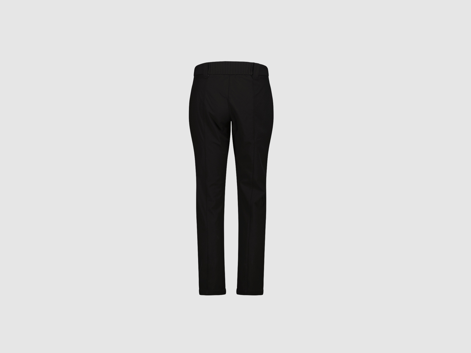 Pantalones Softshell CMP para Mujer con Costura Visible en la Parte Delantera Negra