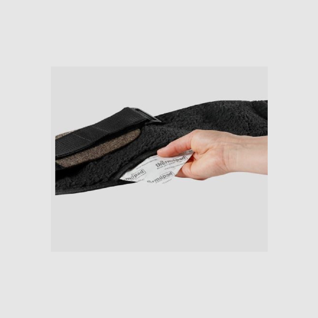 Wollfilz Nierenwärmer mit Tasche für Wärmekisschen ideal im Herbst und Winter
