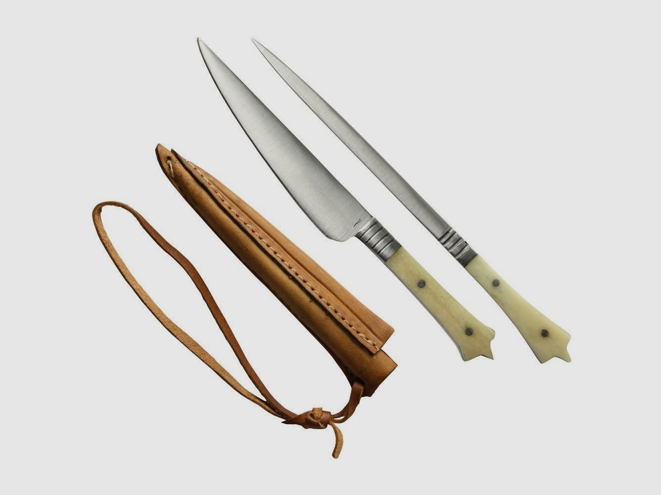 MIttelalterliches Messer und Spieß Set