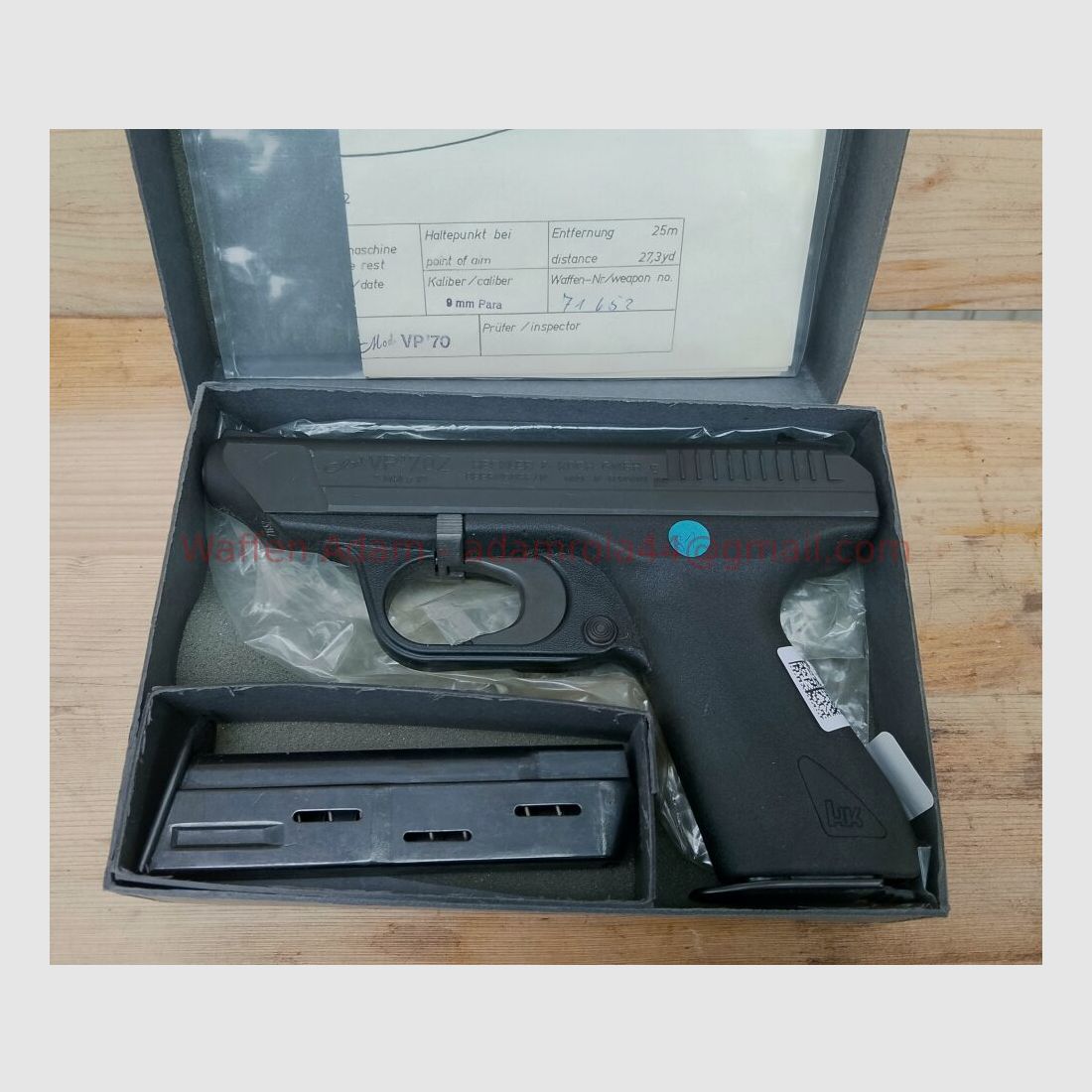 Heckler & Koch VP 70 Z Volkspistole
