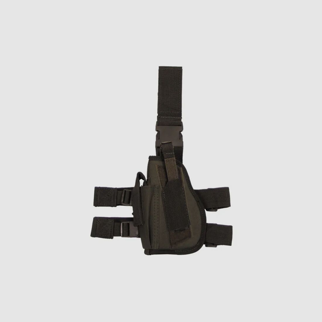 Pistool beenholster voor kort wapen - Linkshandig - Olijf