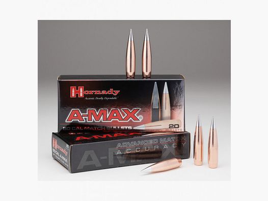HORNADY A-MAX GESCHOSSE - .50/.510 - 750GRS - 20 STÜCK