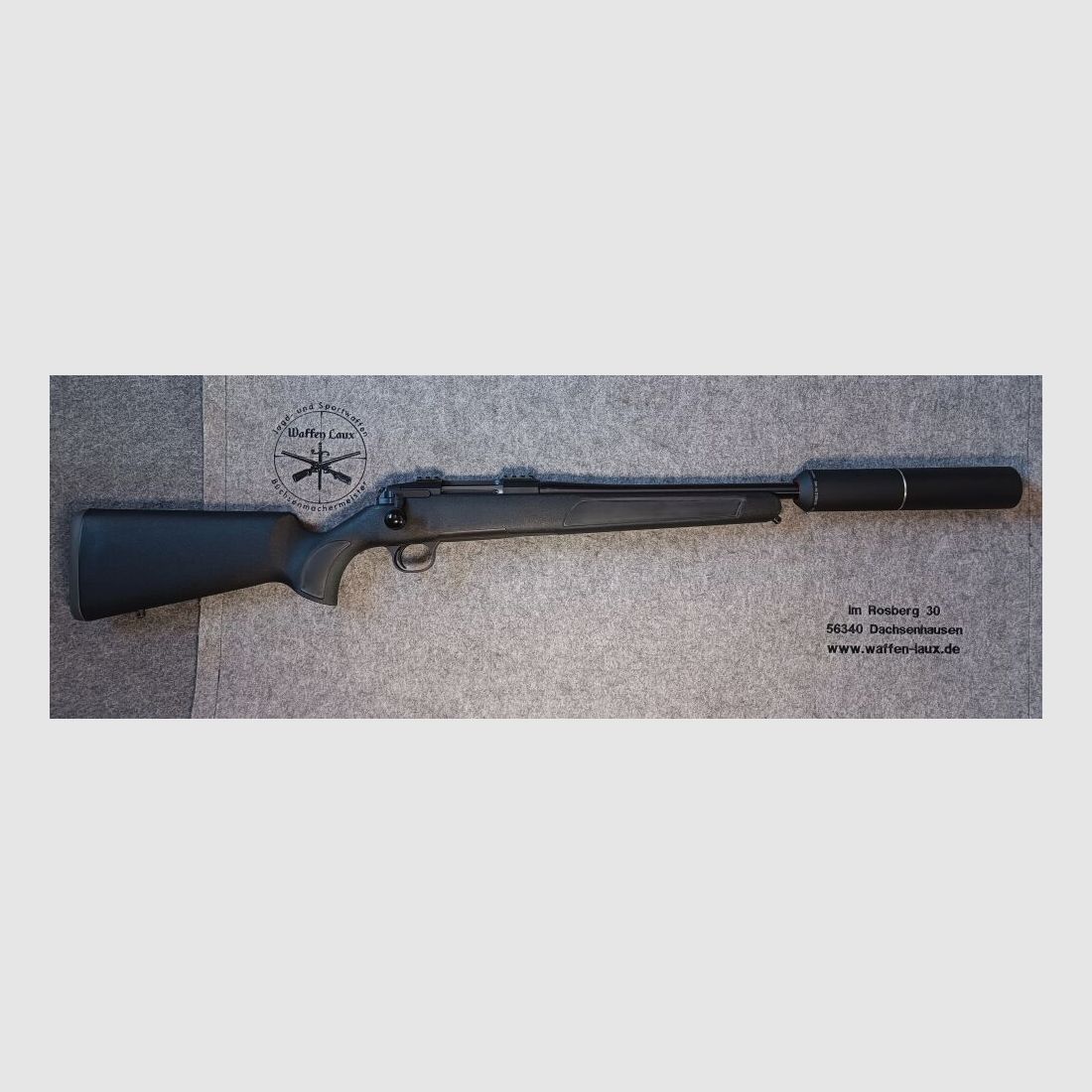 Steel Action Modell Steel Action HS gekürzter Lauf mit Schalldämpfer