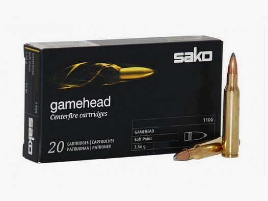 SAKO munizioni cal.22-250 palla Gamehead 50 gr.