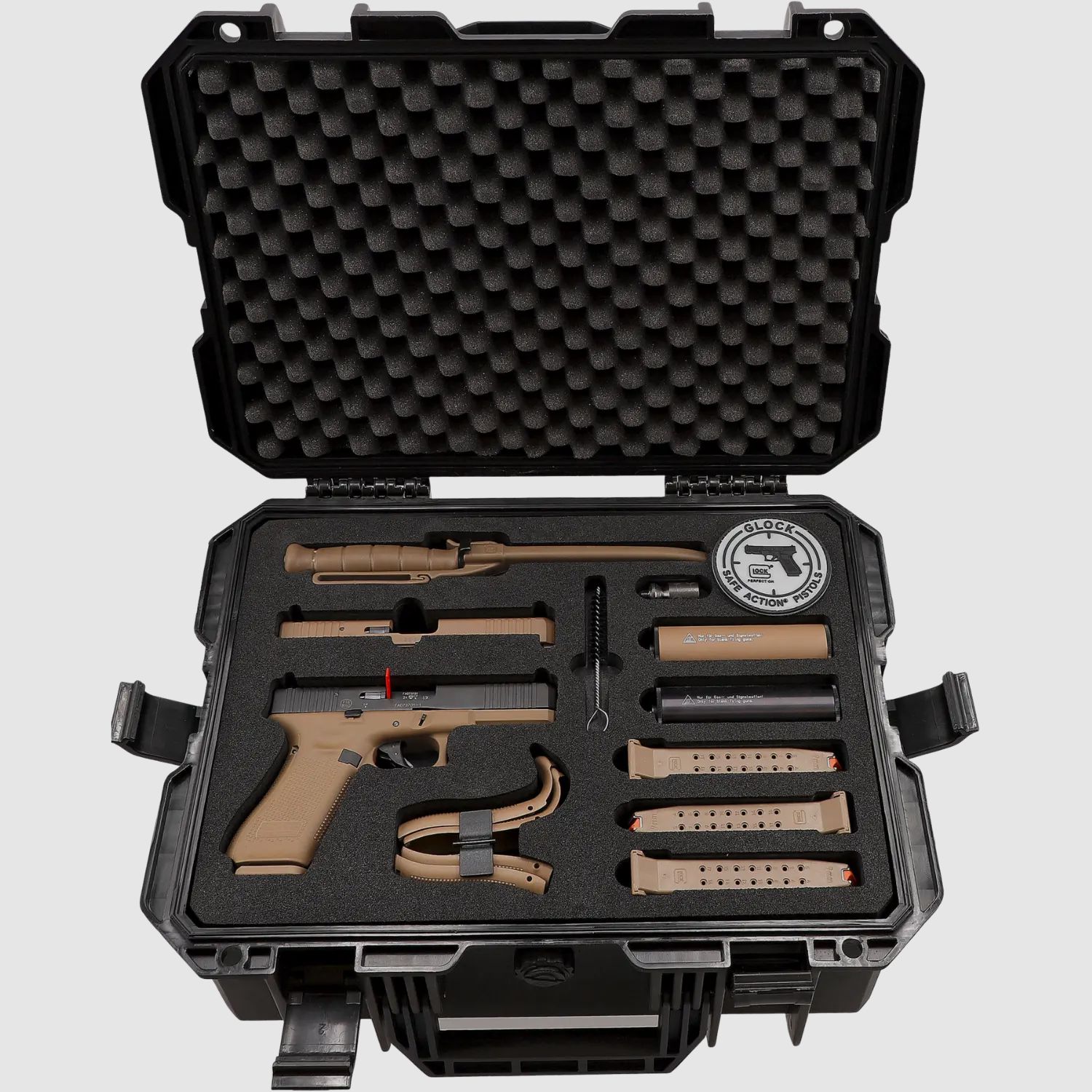 GLOCK 17 Gen5 SV 9mm P.A.K Double Set Coyote-Black