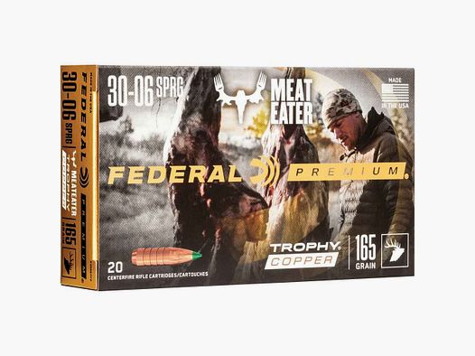 .30-06 Spr. Trophy Copper bleifrei 10,7g/165grs. Federal Ammunition