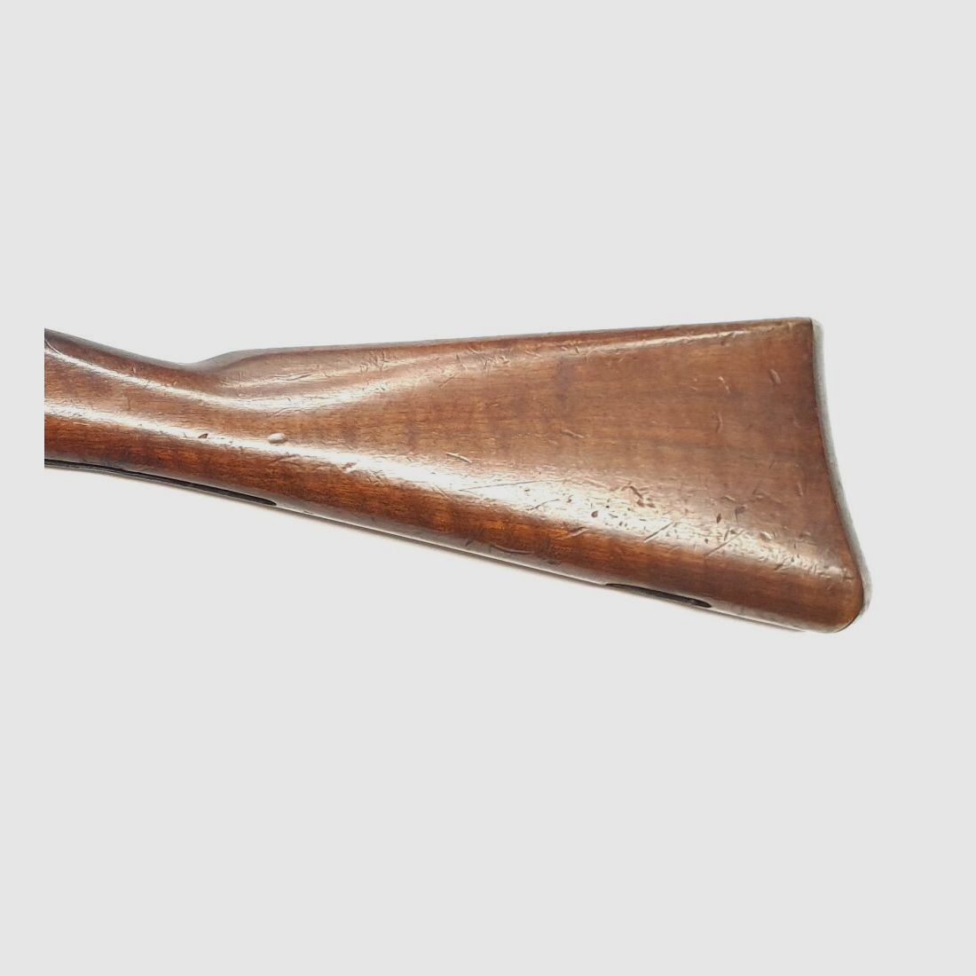 Schaft für Schweizer Infanteriegewehr / IG 1889 mit Oberholz und Beschlagteilen