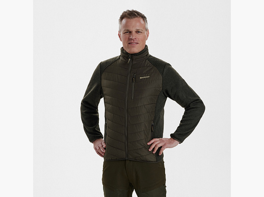 Moor Wattierte Jacke mit Strick - Timber – Größe: XL