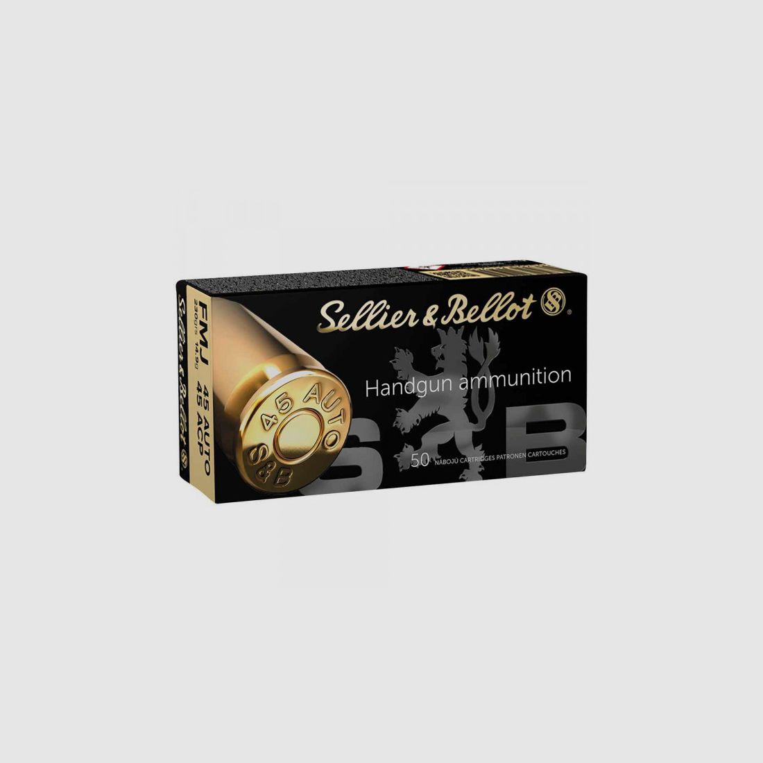 SELLIER & BELLOT - .45 AUTO FMJ/VM - 230 GR. 50 SCHOTEN