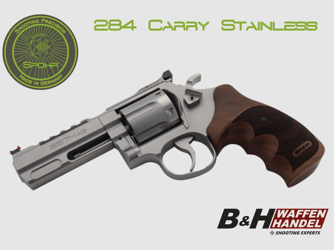  Spohr 284 Carry Stainless 4 Zoll Revolver Made in Germany