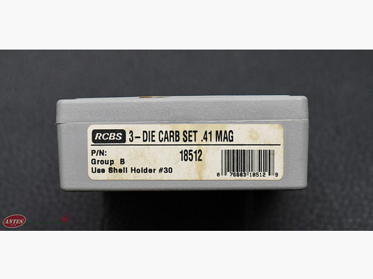 RCBS Matrizensatz Hartmetall 3-teilig, Kal. 41 Mag mit Hülsenhalter # 30