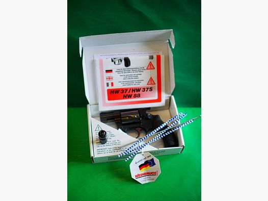Incienso HW37 cal. 9mm R.K. (PTB 887) OVP en muy buen estado (Arminius HW 37)