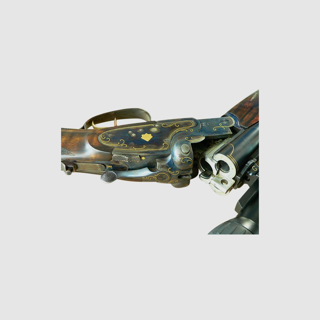 Doble rifle de cañones superpuestos Gebr. Adamy Suhl, Cal. 8x57IRS - 20/76