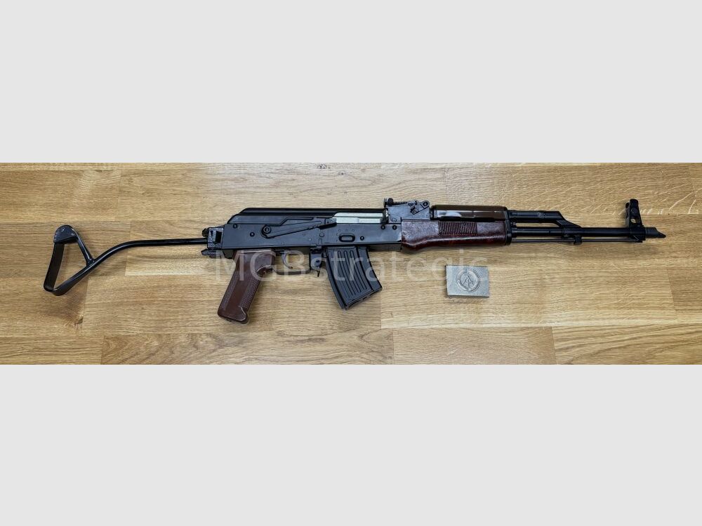 Oryginalne akcesoria NVA MPi KMS-72 - WBP Jack - karabin samopowtarzalny 7,62x39 MGBs Retro wersja - można zamontować bagnet - Wyprodukowano w Polsce - system AKM AK47 AK74 - styl MPi KMS 72