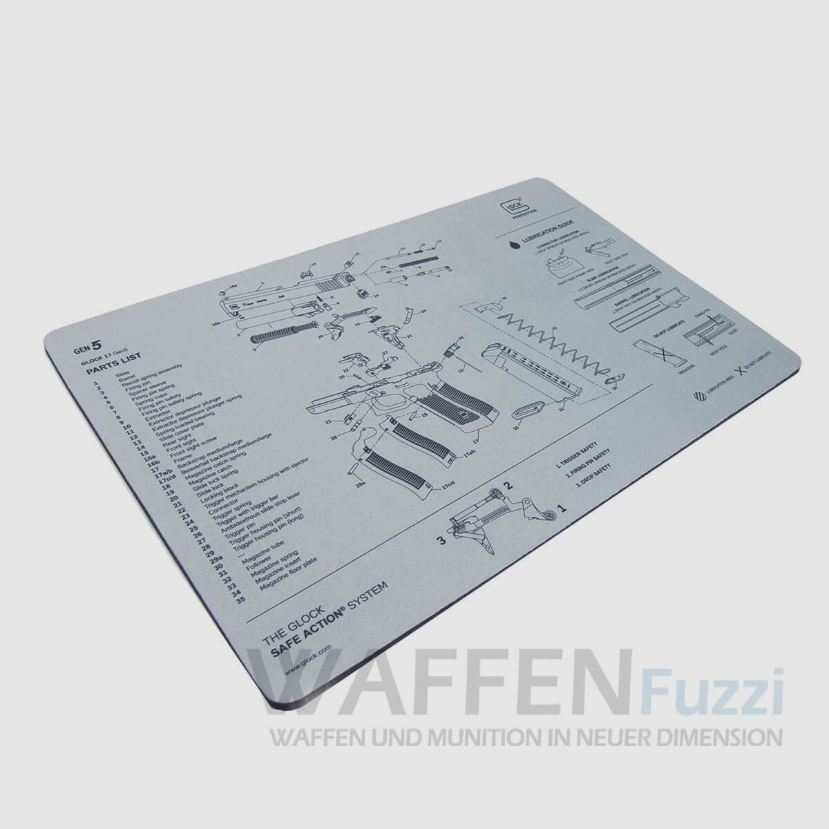 Glock maintenance mat for firearms
