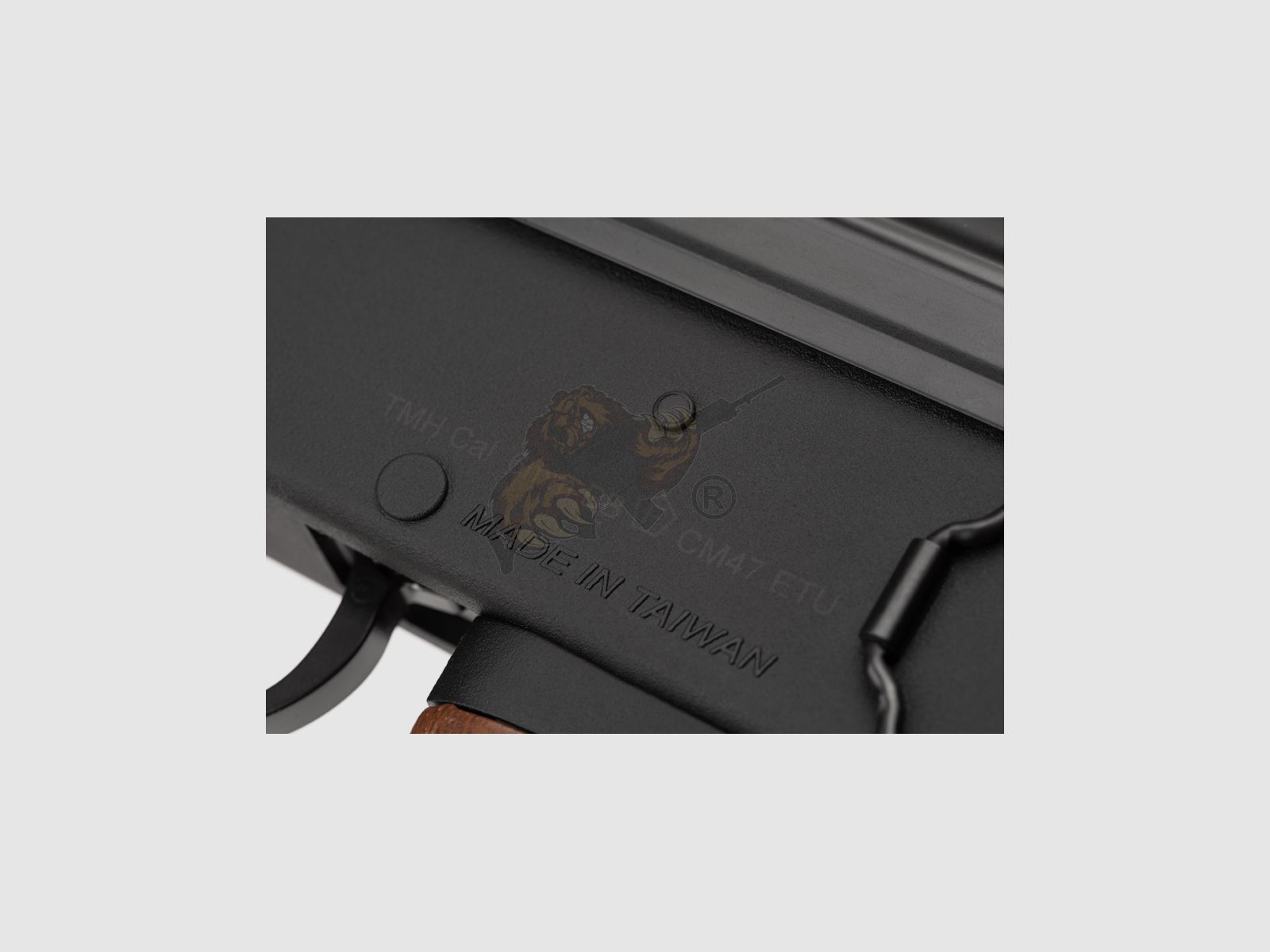 G&G CM47 IWS ETU/Mosfet in Black/Wood Look Airsoft S-AEG free from 18