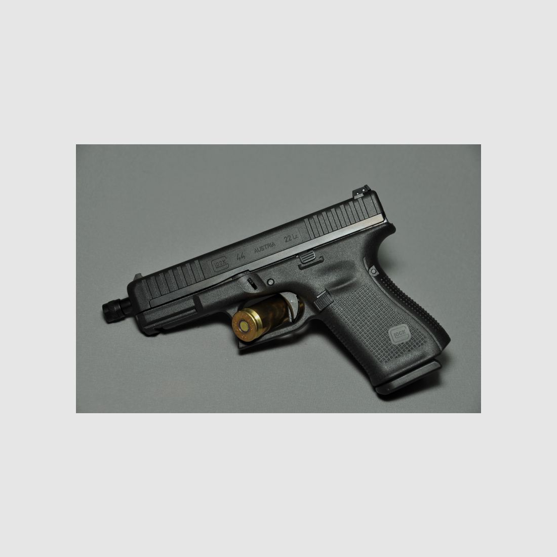Glock Mod. 44, Kal.:.22l.r. mit Gewindelauf
