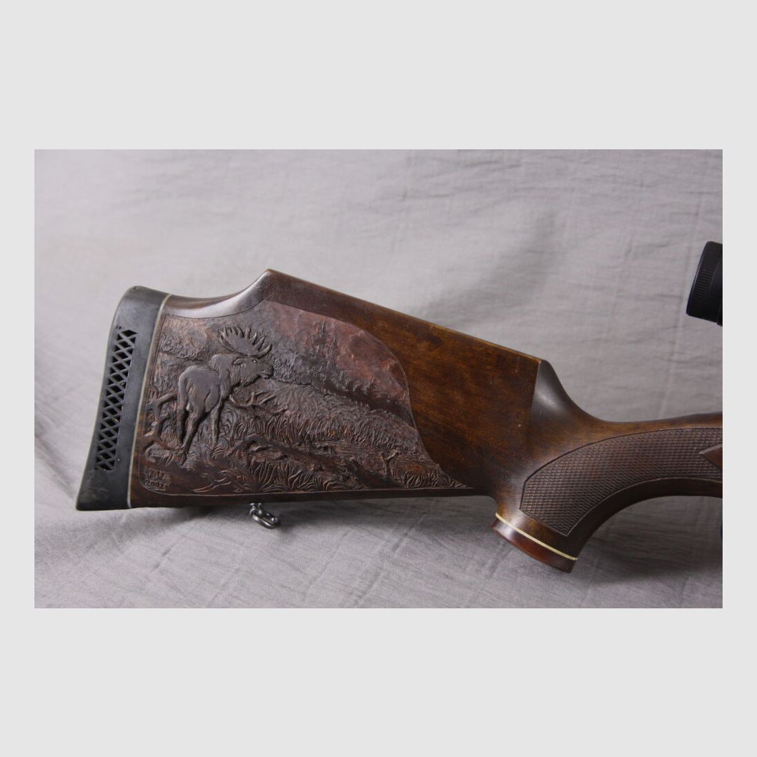 Lakelander 389 - Repeating rifle with scope AND red dot!