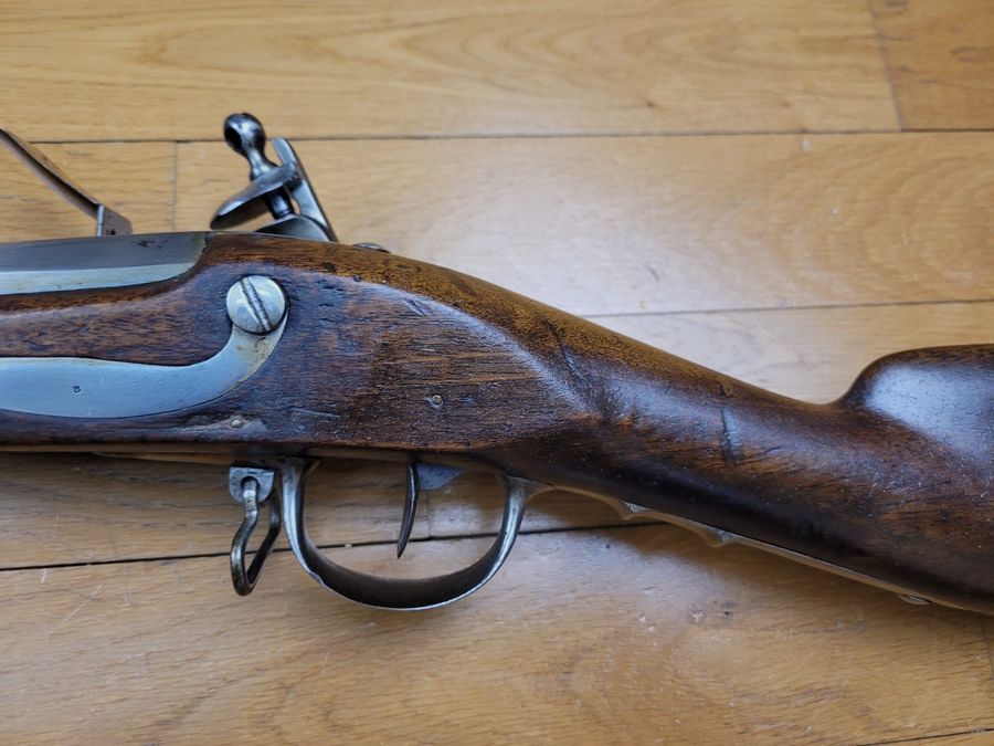 Buon fucile modello 1777 Ancien Régime – NON modificato anno XI – Arma del 1787 – conforme a Boudriot – distribuito negli eserciti della Rivoluzione – Ottimo pezzo in TBE+, immagine 12 di 23