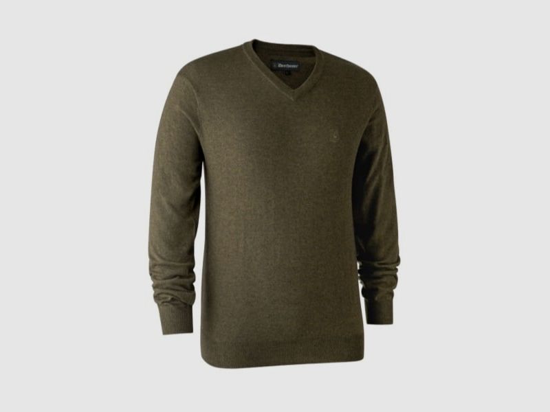Deerhunter Kingston Strickpullover mit V-Ausschnitt, Bild 1 von 3