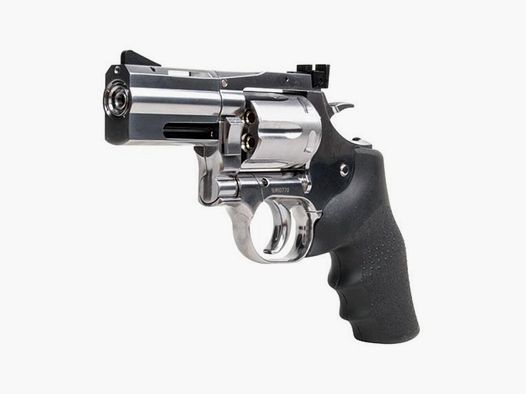 Dan Wesson DW 715 2.5 inch CO2 revolver 4.5mm diabolo silver