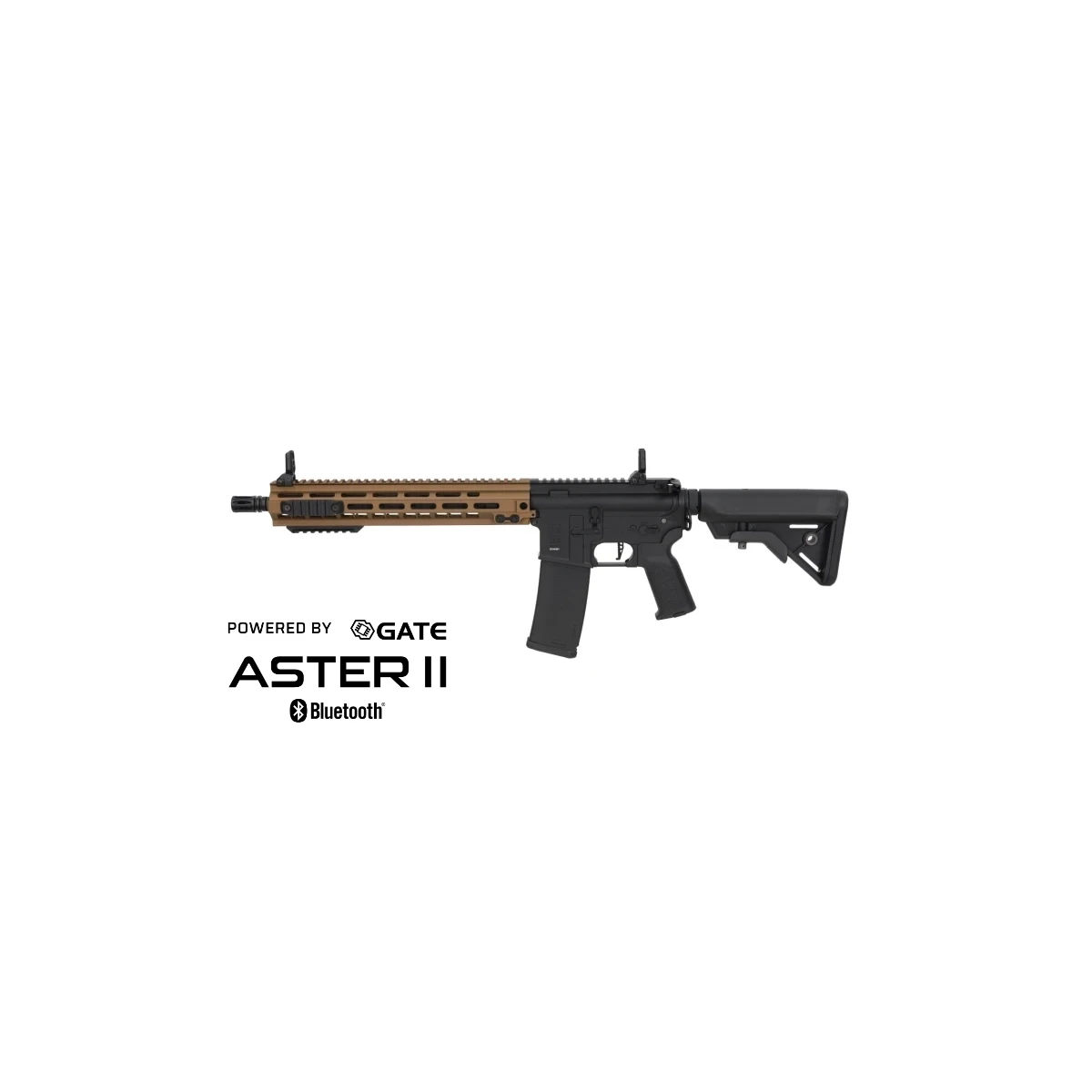 SA M4 URG-I M-LOK 14" (SA-P30 PRIME™ Aster II ETU BLDC™) Airsoft Rifle Free from 18 – Chaos Bronze -F-