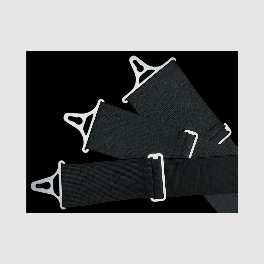 Universal flicker tape 50mm Velcro fastening in black