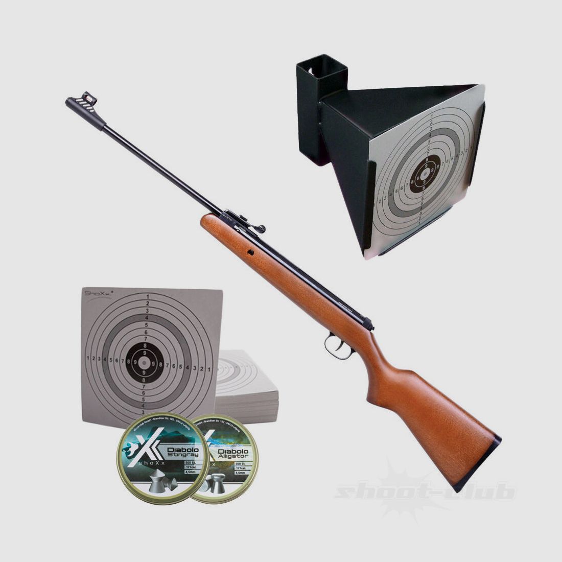 Diana Two-Forty LG 4,5mm Diabolos TrichterKF 100 ZS 2xDiabolos