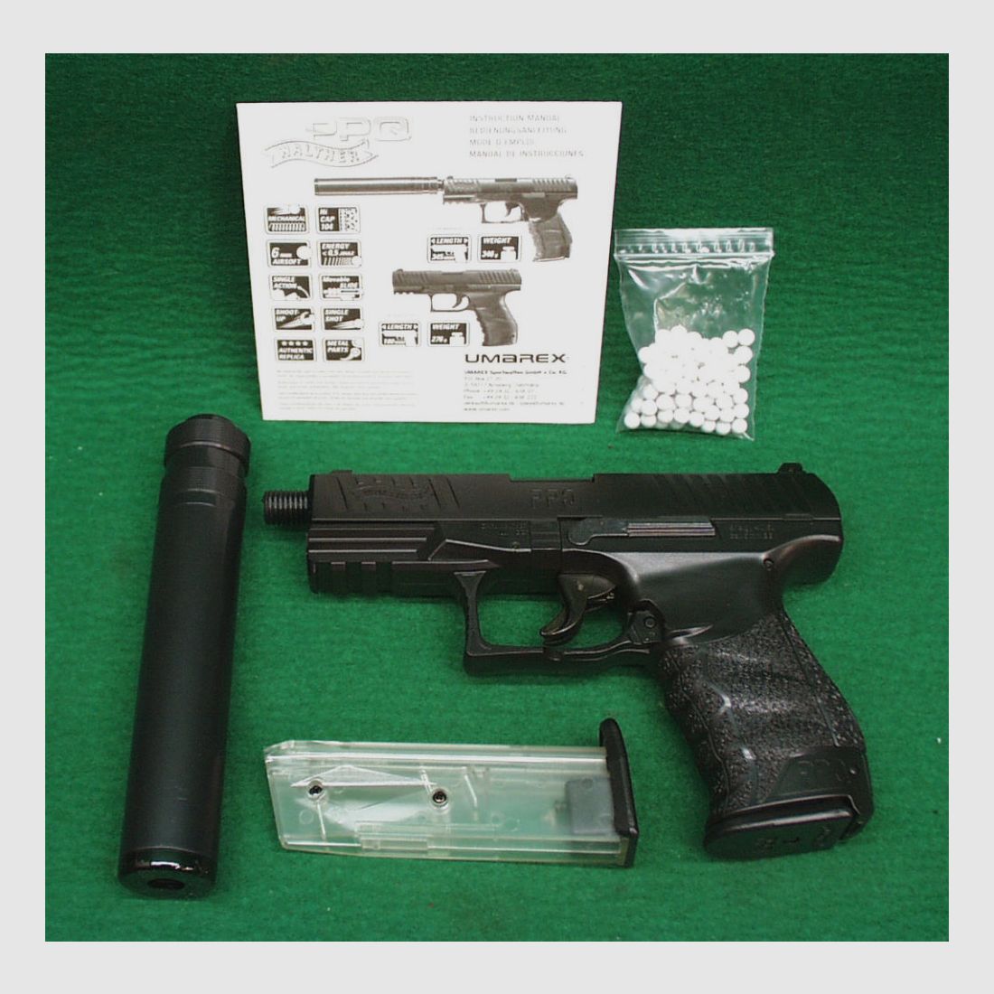 Umarex	 Walther PPQ Navy Kit