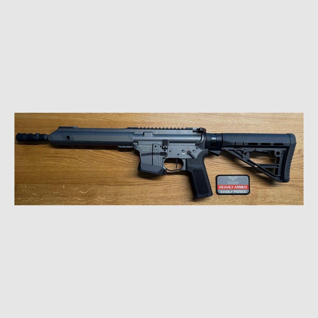 Schmeisser AR15-9 S4F Dynamic PCC — Grey Edition, 10,5"