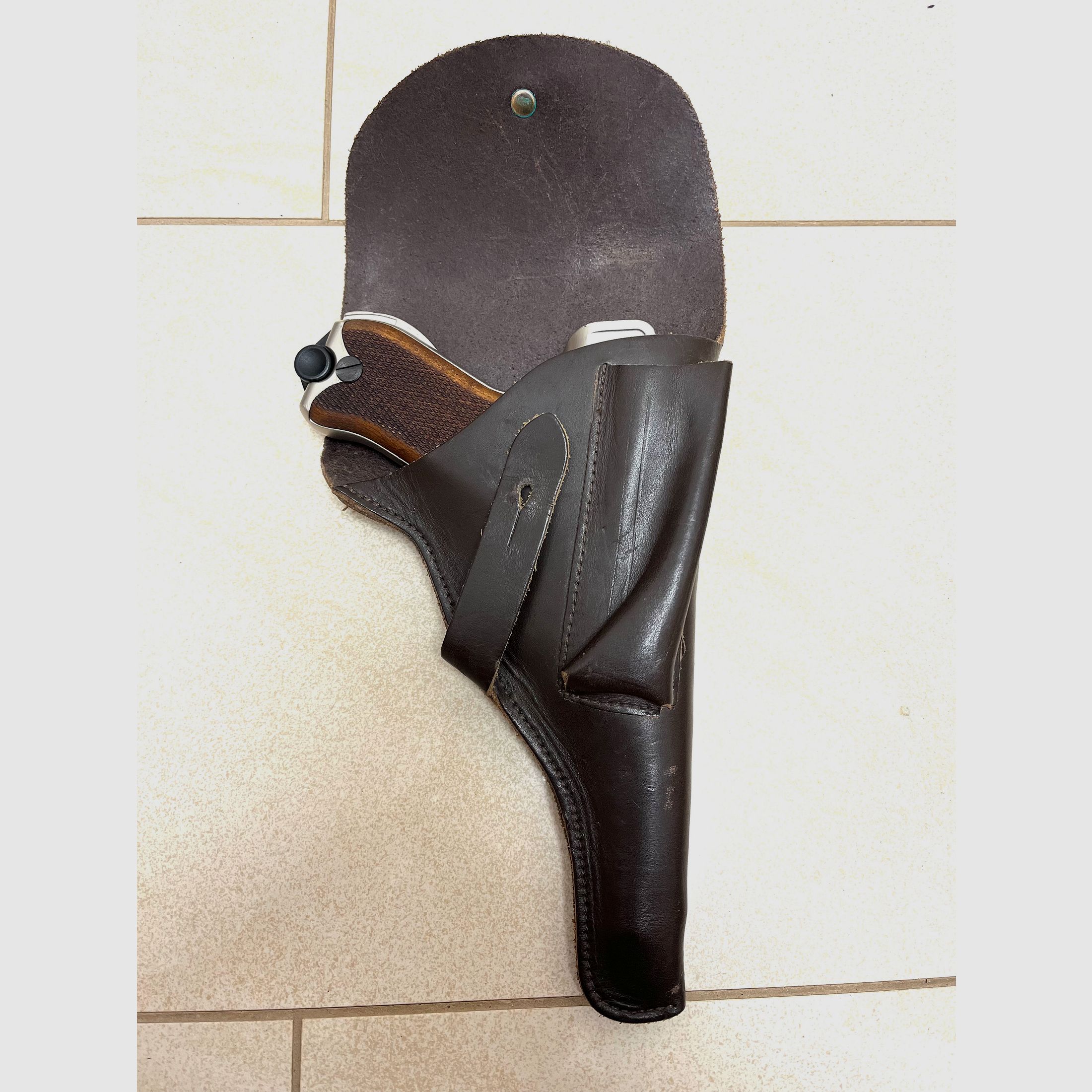 ••• Luger P08 Holster / Pistolentasche - Leder •••