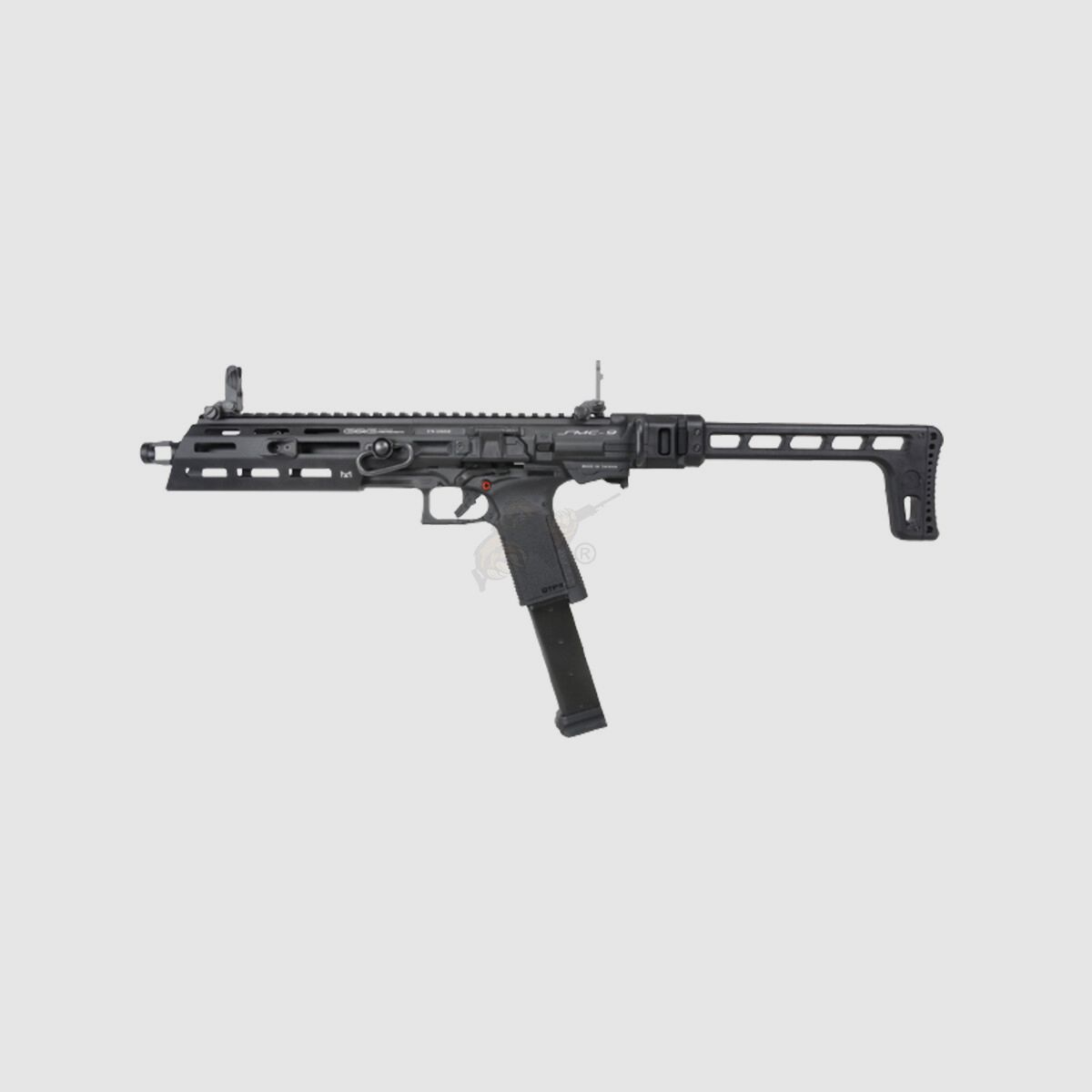 G&G SMC9 GBB in black Airsoft Free from 18 - GBB -F-