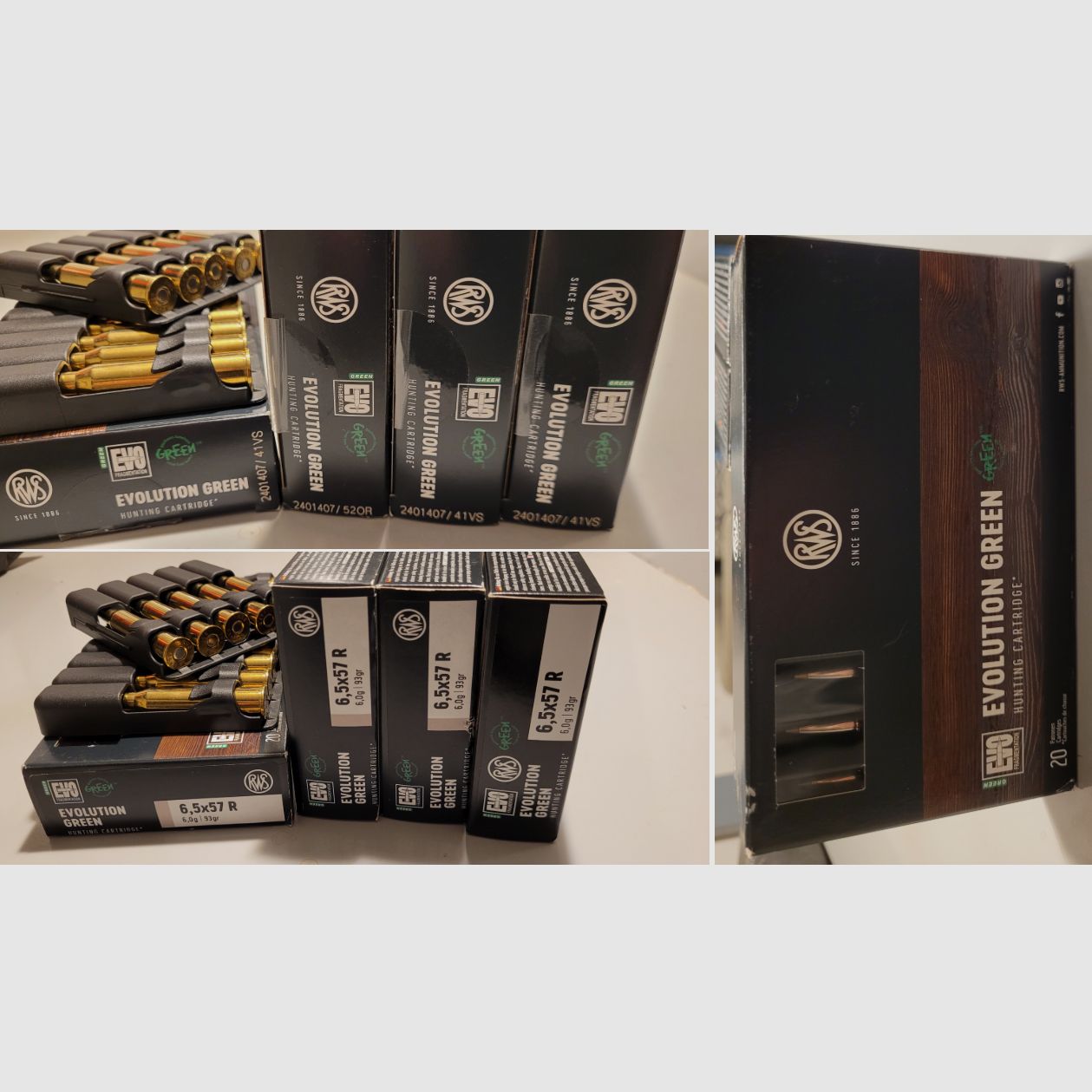 RWS 6.5x57 R Evolution Green 6.0g/93grs.