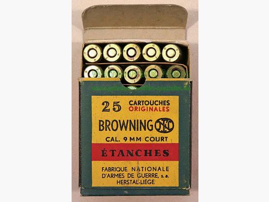 FN Fabrique Nationale Liège cartouches de pistolet