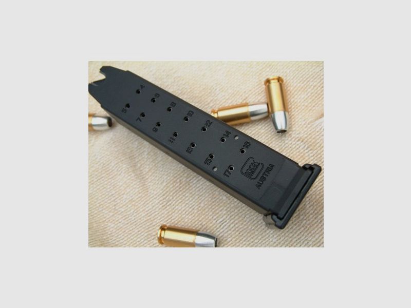 Caricatore Glock G17, 17 colpi, cal. 9x19, immagine 1 di 2
