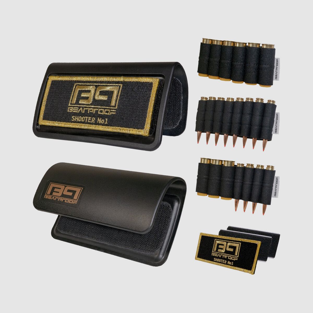 BEARPROOF PRECISION Schafterhöhung mit Patronenhalter - Schwarz