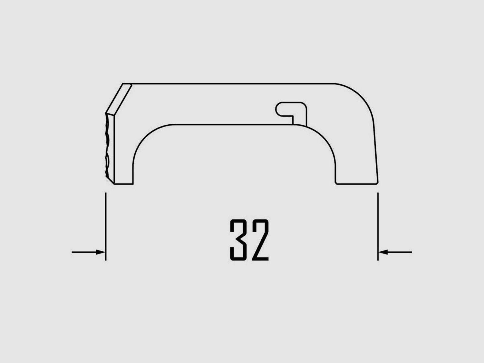 Audere Custom Celeritas Magazinknopf Glock
