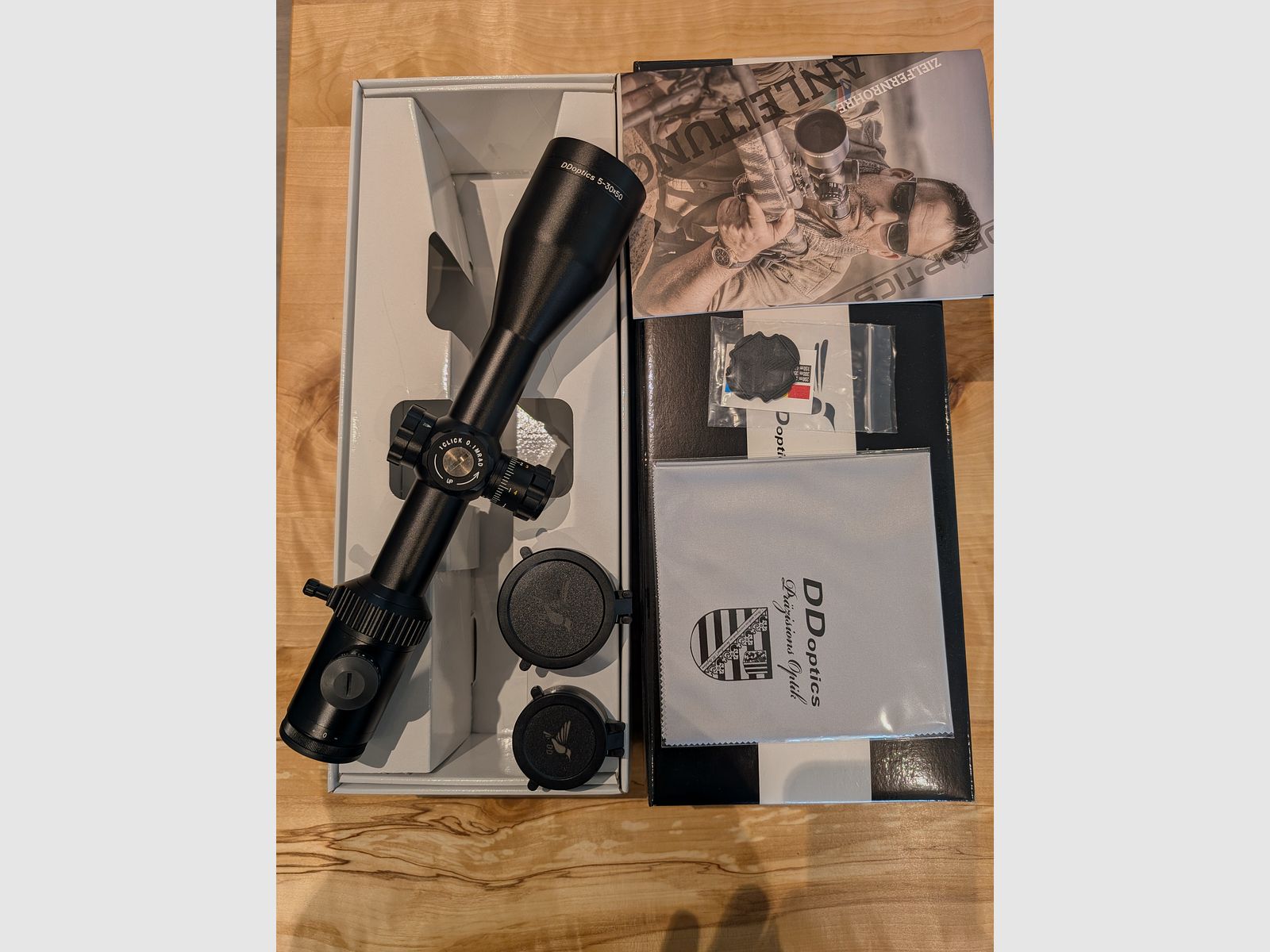 DDoptics Nighteagle 5-30x50 NFX Mildot MRAD
