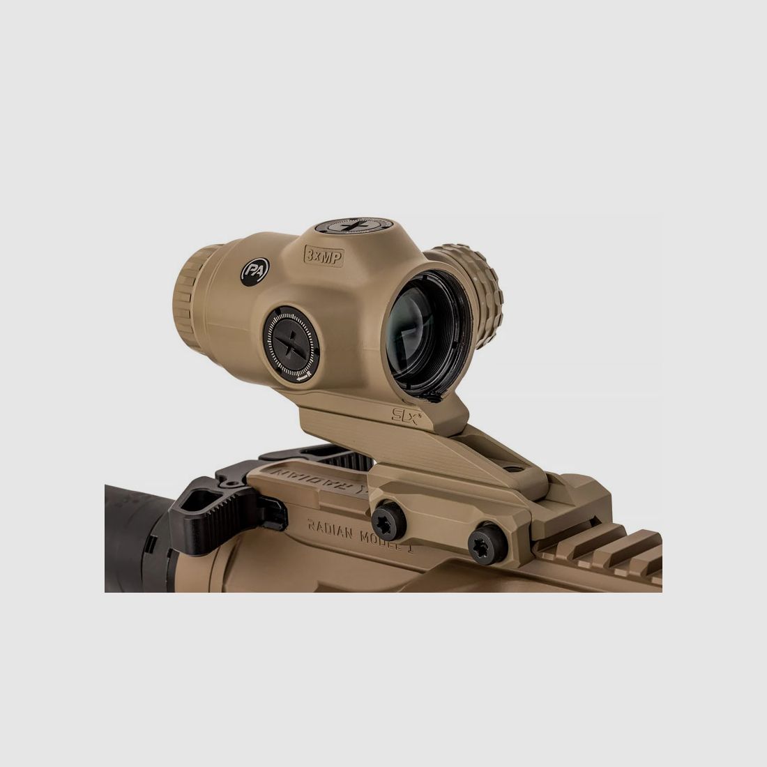 PRIMARY ARMS SLx 3X Micro Prism Scope ACSS Raptor Reticle per calibro .223 REM /.308 WIN, nero