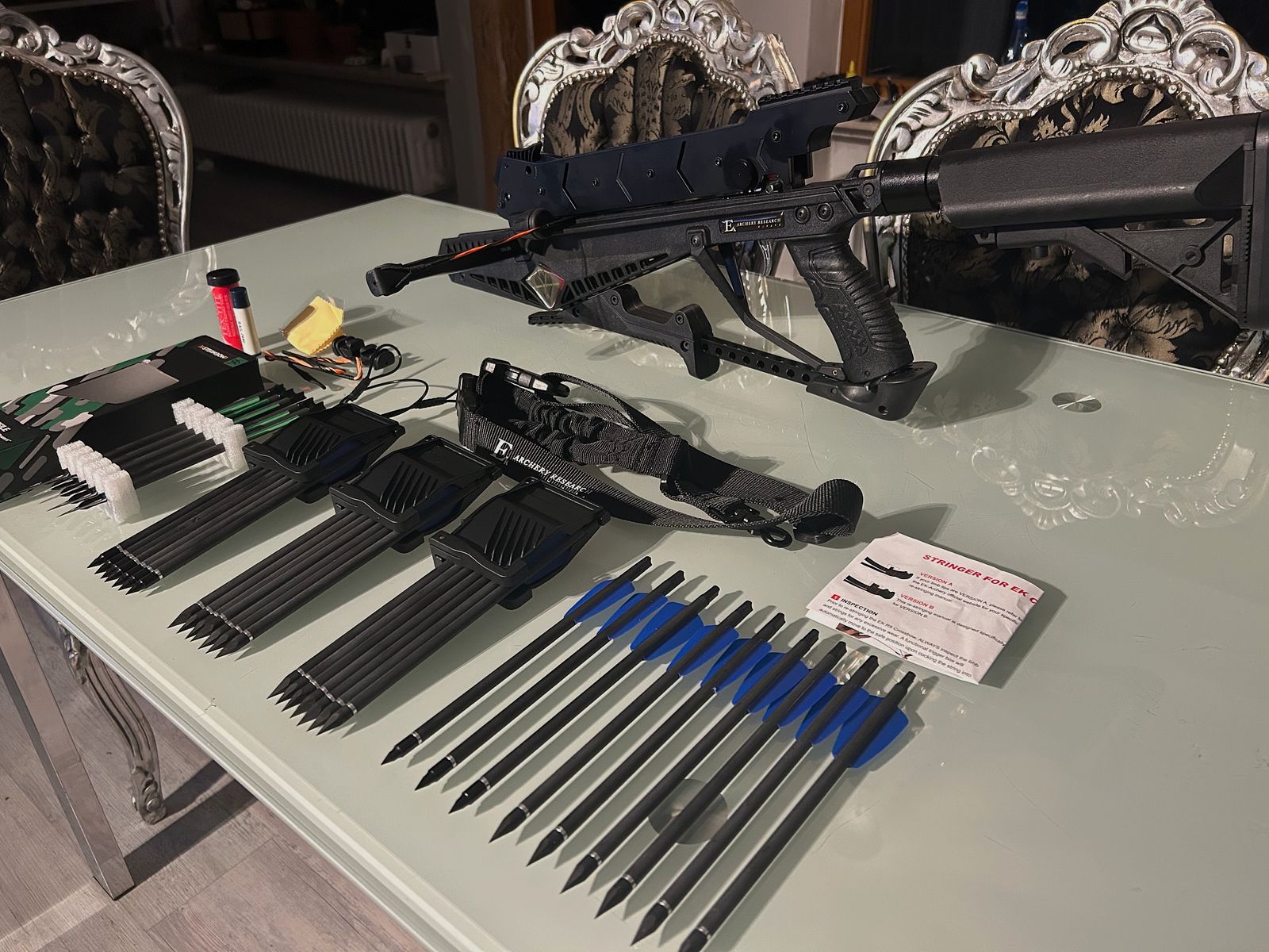 Cobra Adder R9 mit 130lbs System RX Wurfarm mit viel Zubehör