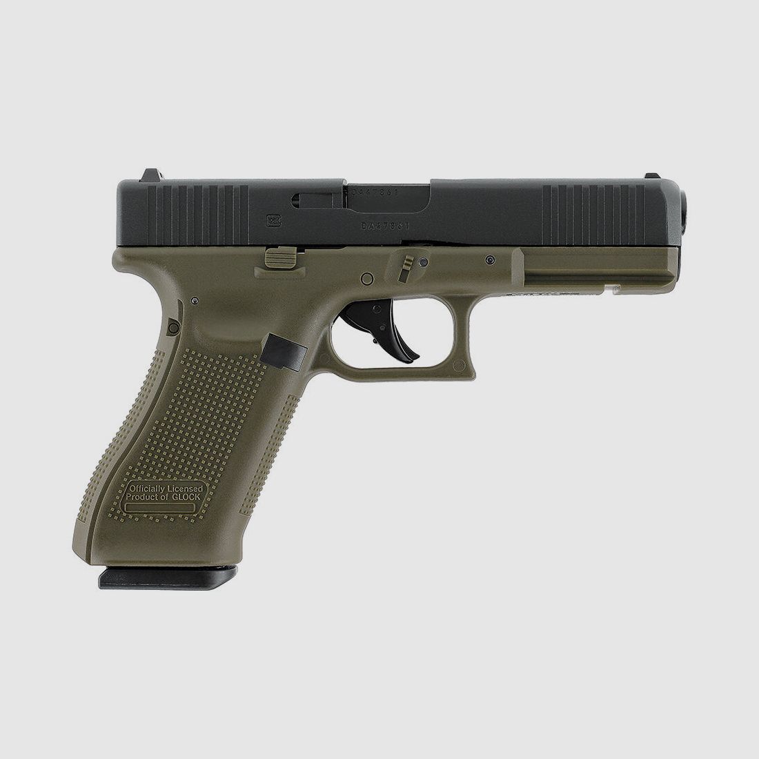 Glock 17 Gen5 Co2 Pistole Blowback 4,5mm Battlefield Green