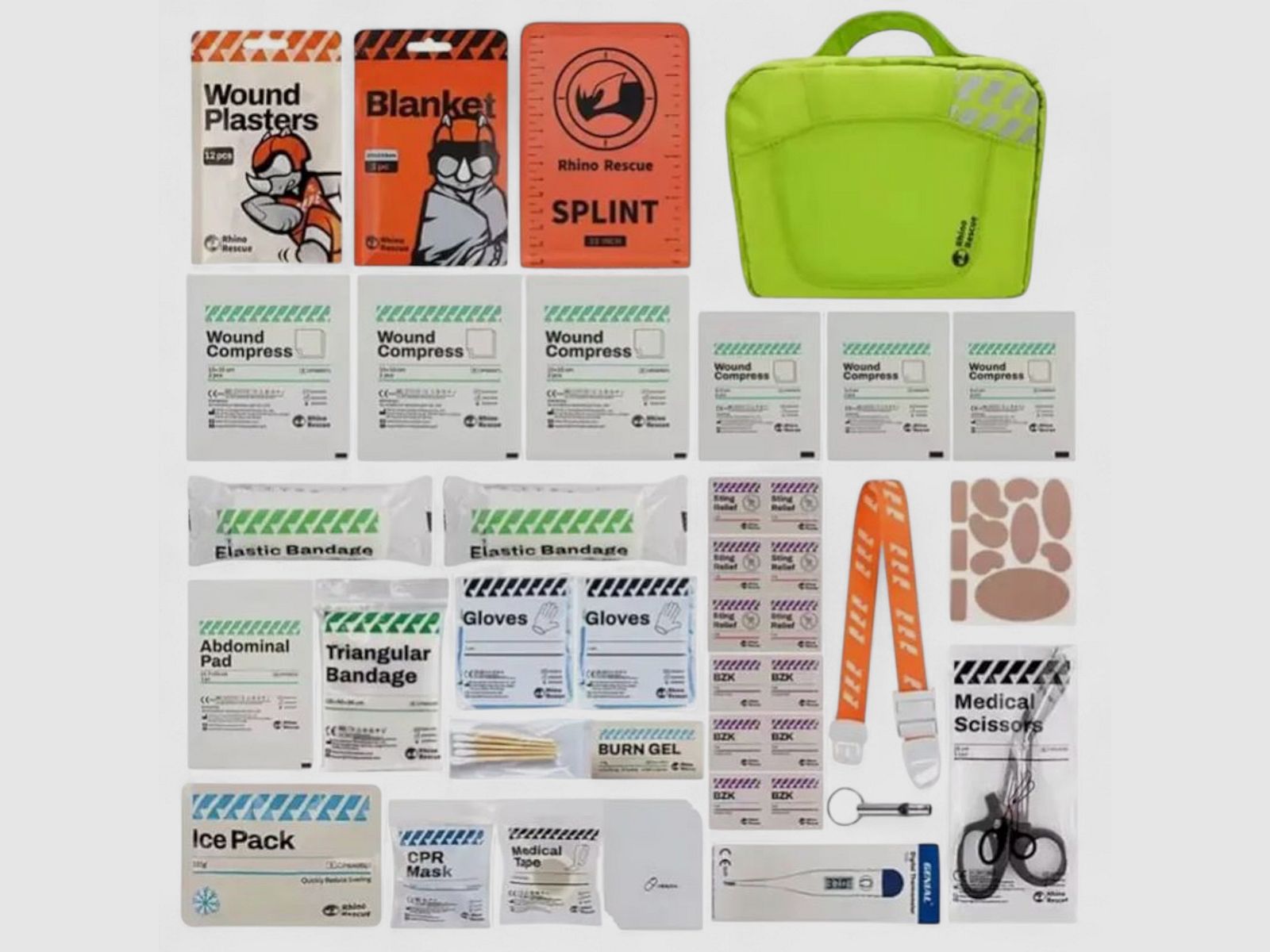 Rhino Rescue Outdoor Primary First Aid Plus Outdoor Erste-Hilfe-Set