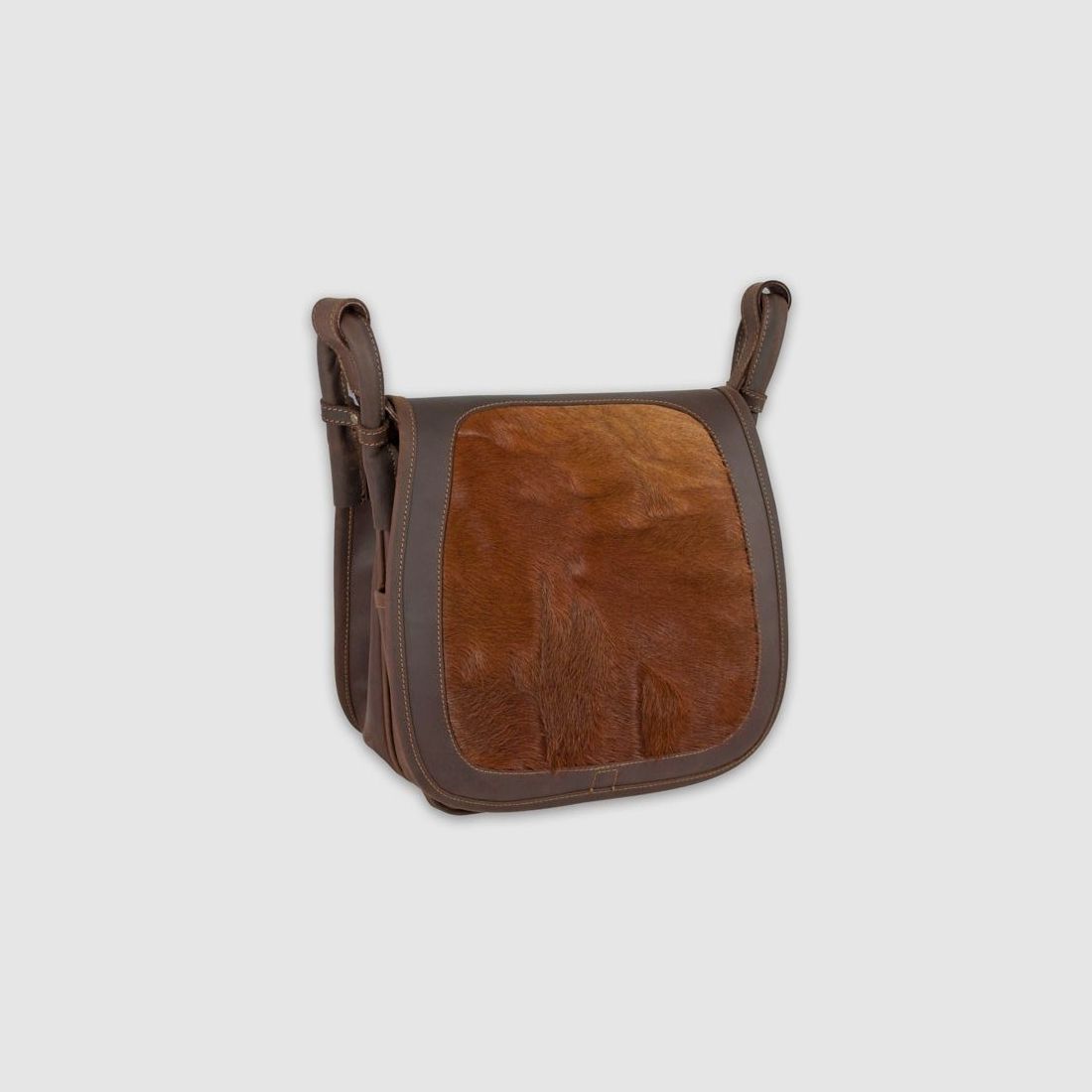 Große Jagdtasche mit Fell, 8x Patronen, Bild 6 von 7