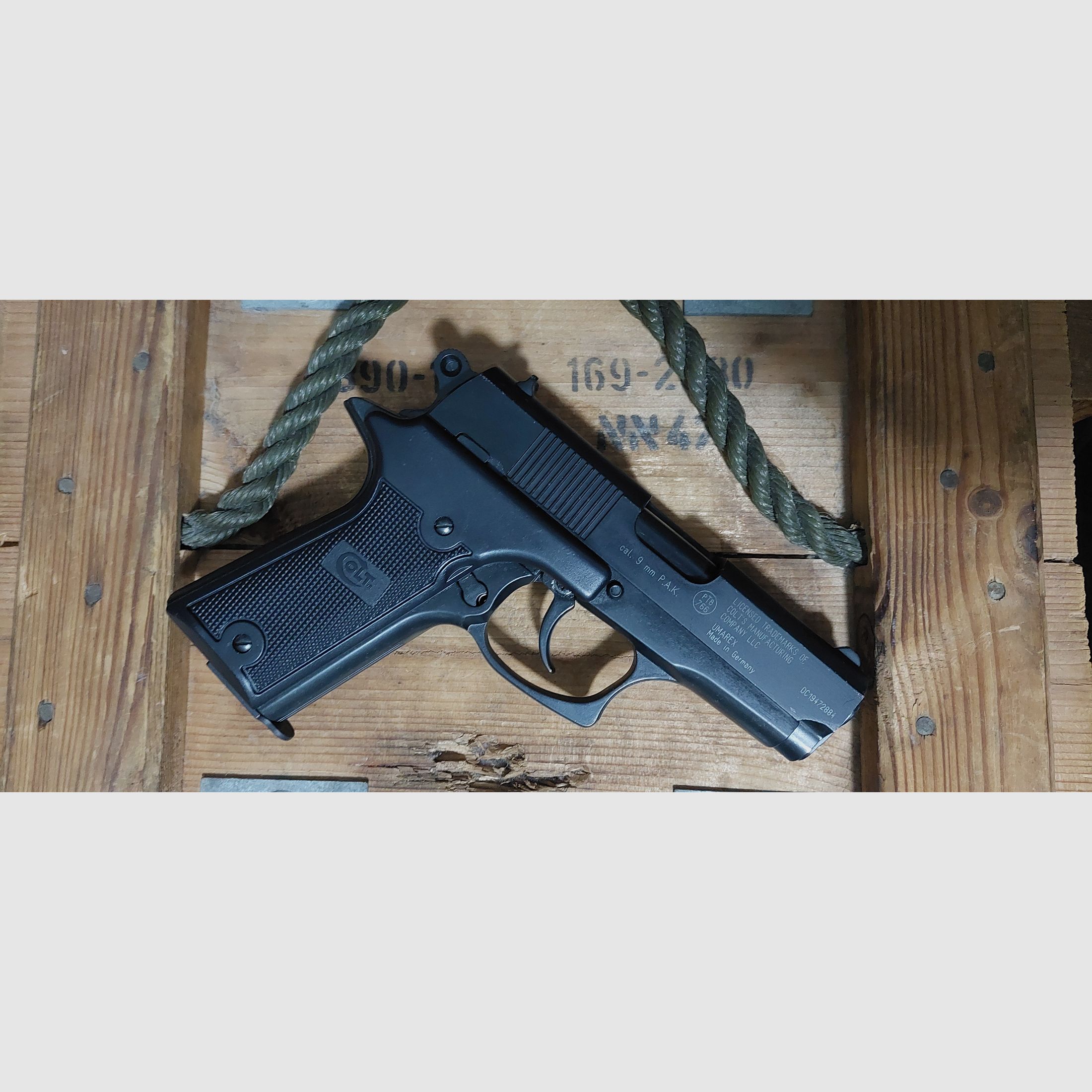 COLT Double Eagle 9 mm P.A.K (PTB 766) blank shot no Glock Smith Heckler Hw RG 96