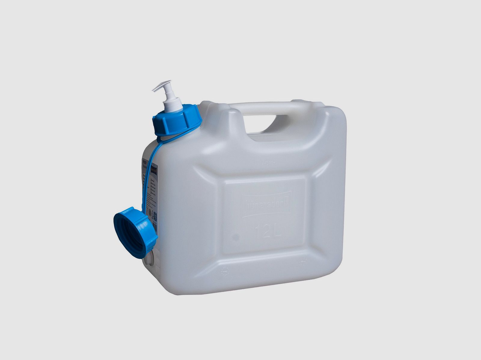 Hnersdorff Wasserkanister Profi 12 l mit Pumpspender
